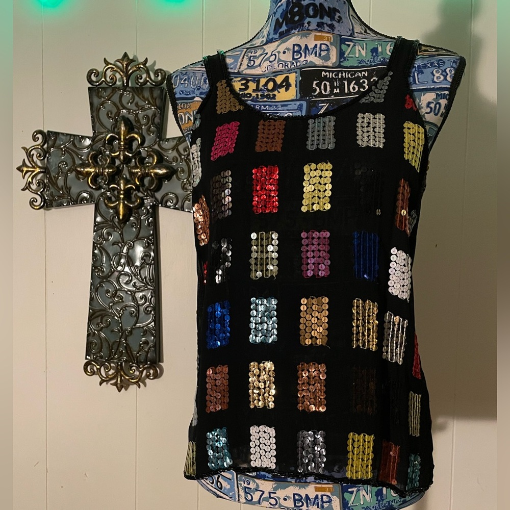 Sequin top